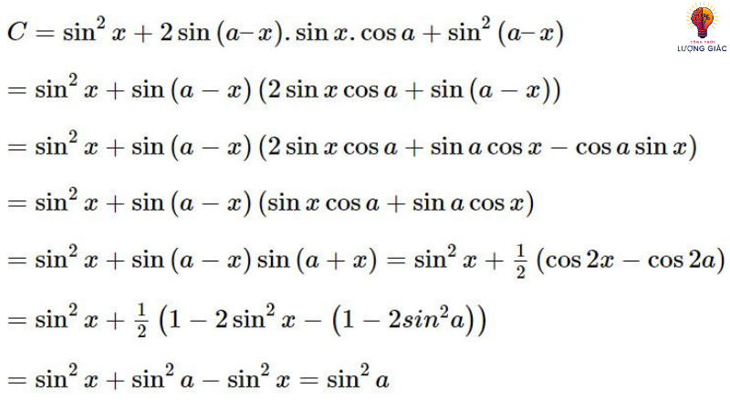 công thức lượng giác hạ bậc