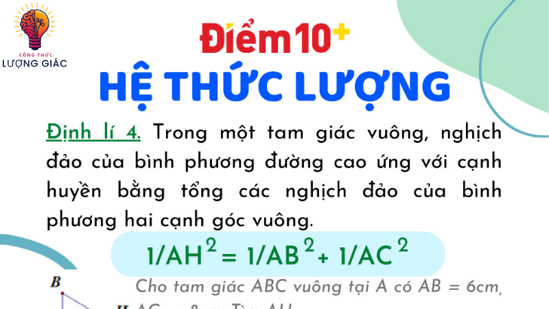 các công thức lượng giác cần nhớ