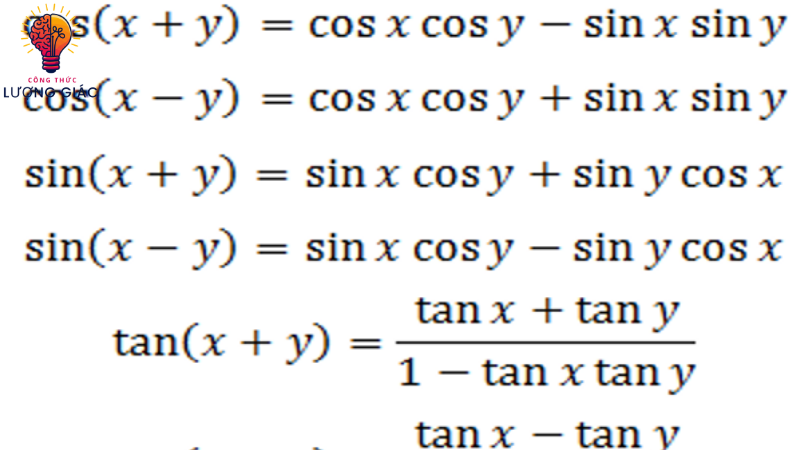 cách nhớ công thức lượng giác